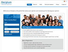 Tablet Screenshot of decipium.com